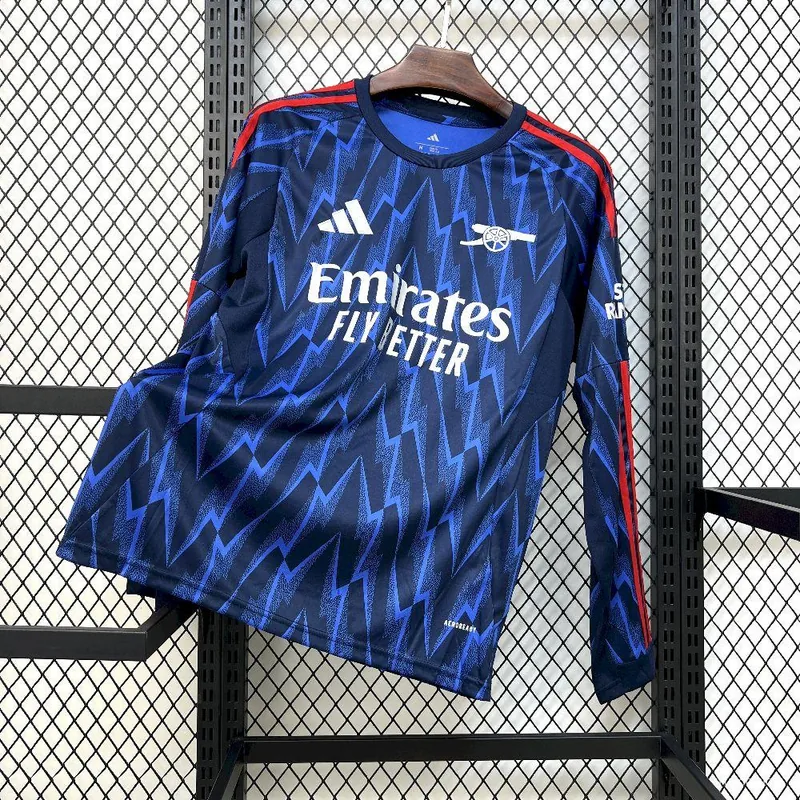 Camiseta Arsenal 2025/26 VISITANTE MANGA LARGA VERSION FAN